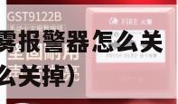 不小心按到烟雾报警器怎么关（不小心触碰了烟雾报警器怎么关掉）